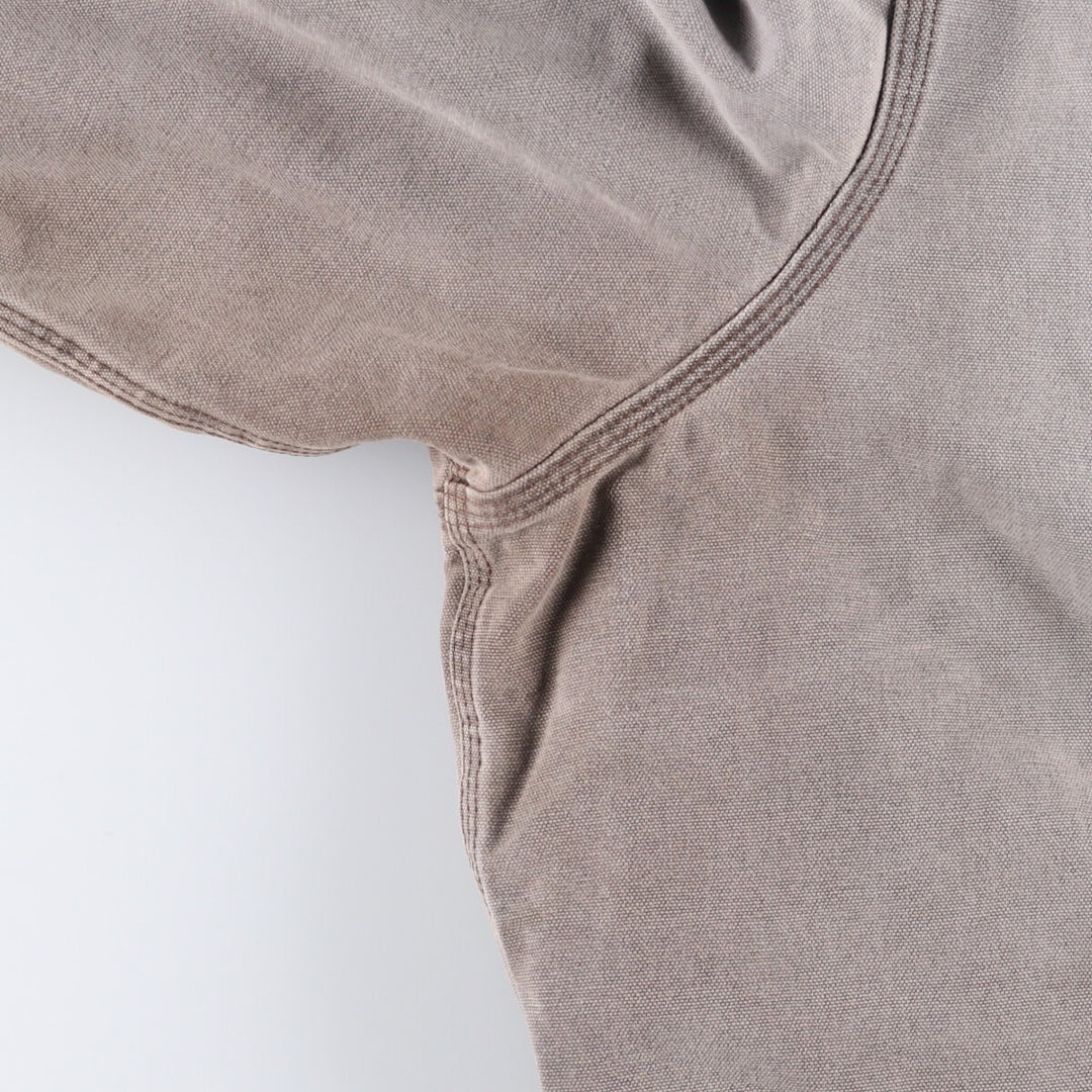 90'S Carhartt Active Jacket, Padded Duck Full-Zip Hoodie, Made in USA, Men's XL, Vintage unclear gray type Vintage Second Hand