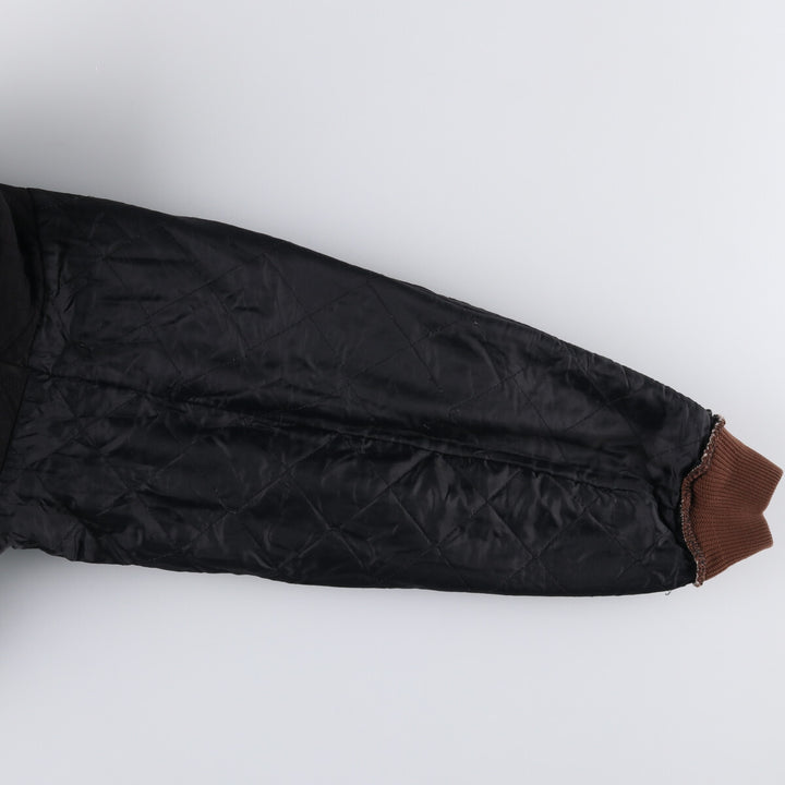 90'S Carhartt Active Jacket, Padded Duck Full-Zip Hoodie, Made in USA, Men's XL, Vintage unclear gray type Vintage Second Hand