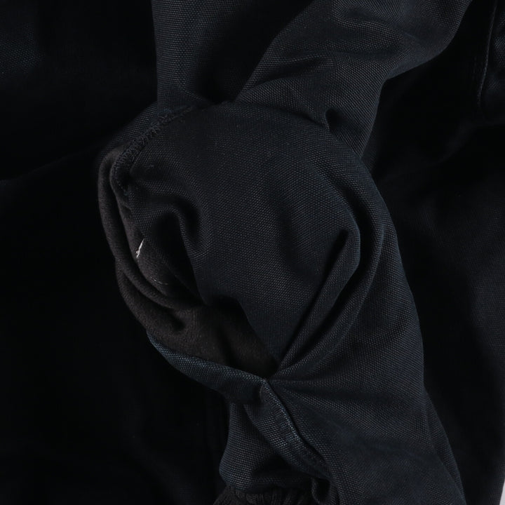 Carhartt Active Jacket Duck Full Zip Hoodie Men's XXL cotton black type Vintage Second Hand