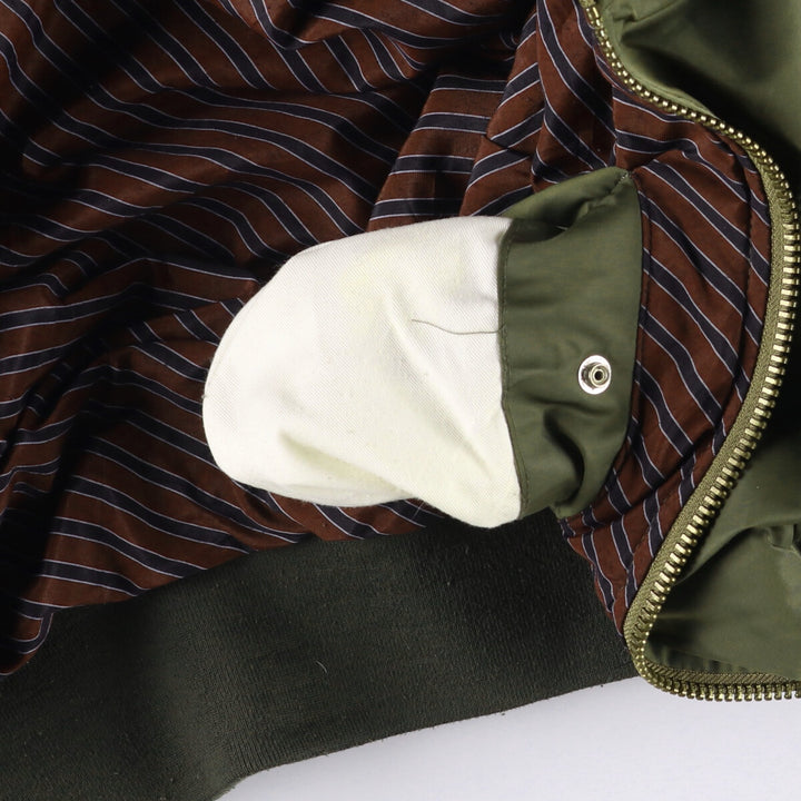 Vintage Schott American College padded military flight jacket, men's size XXL. Nylon Khaki type Vintage Second Hand