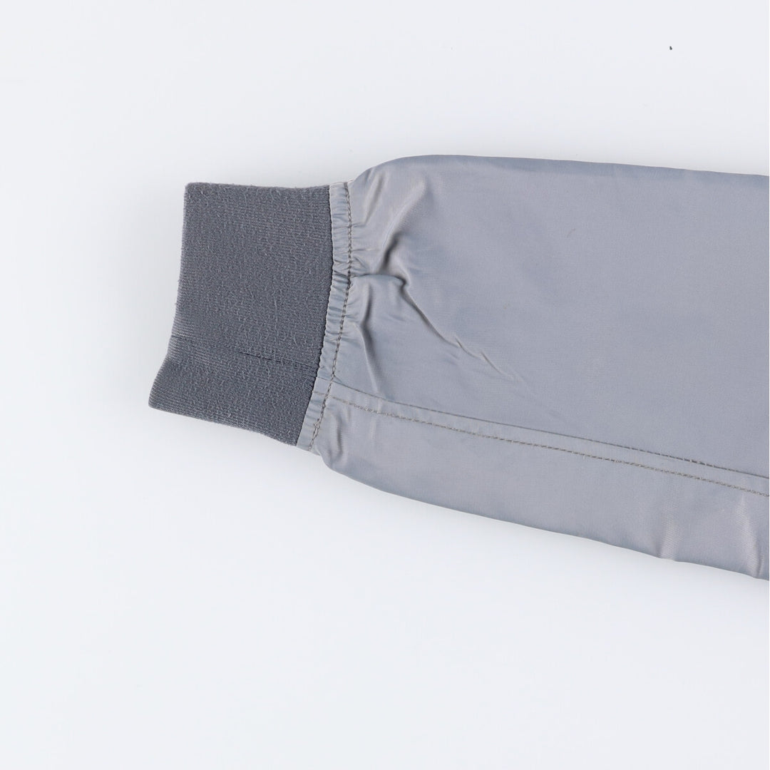 Civilian Schott MA-1 Military Flight Jacket, Men's Size Medium Nylon gray type Vintage Second Hand