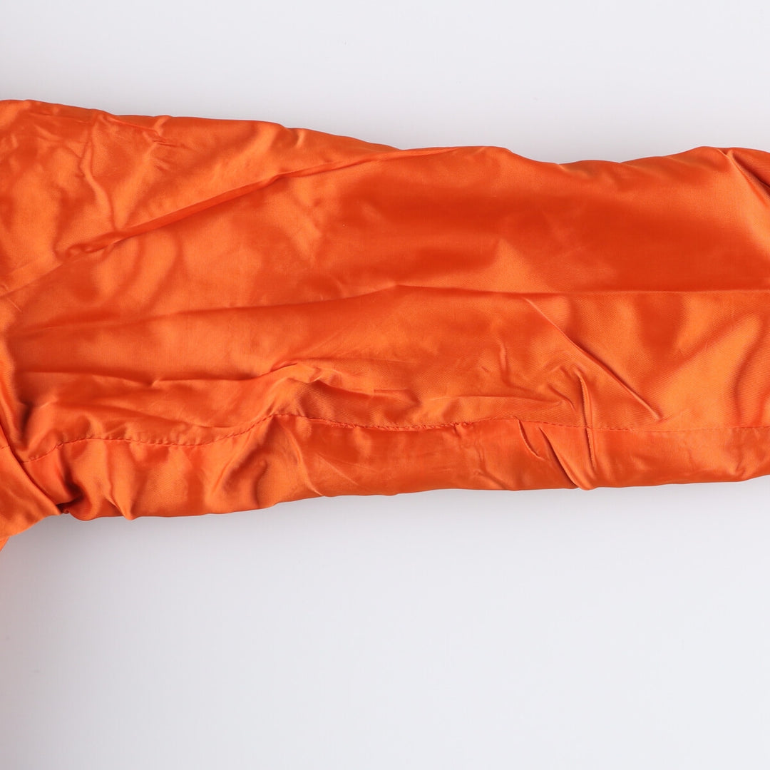 Civilian Schott MA-1 Military Flight Jacket, Men's Size Medium Nylon gray type Vintage Second Hand