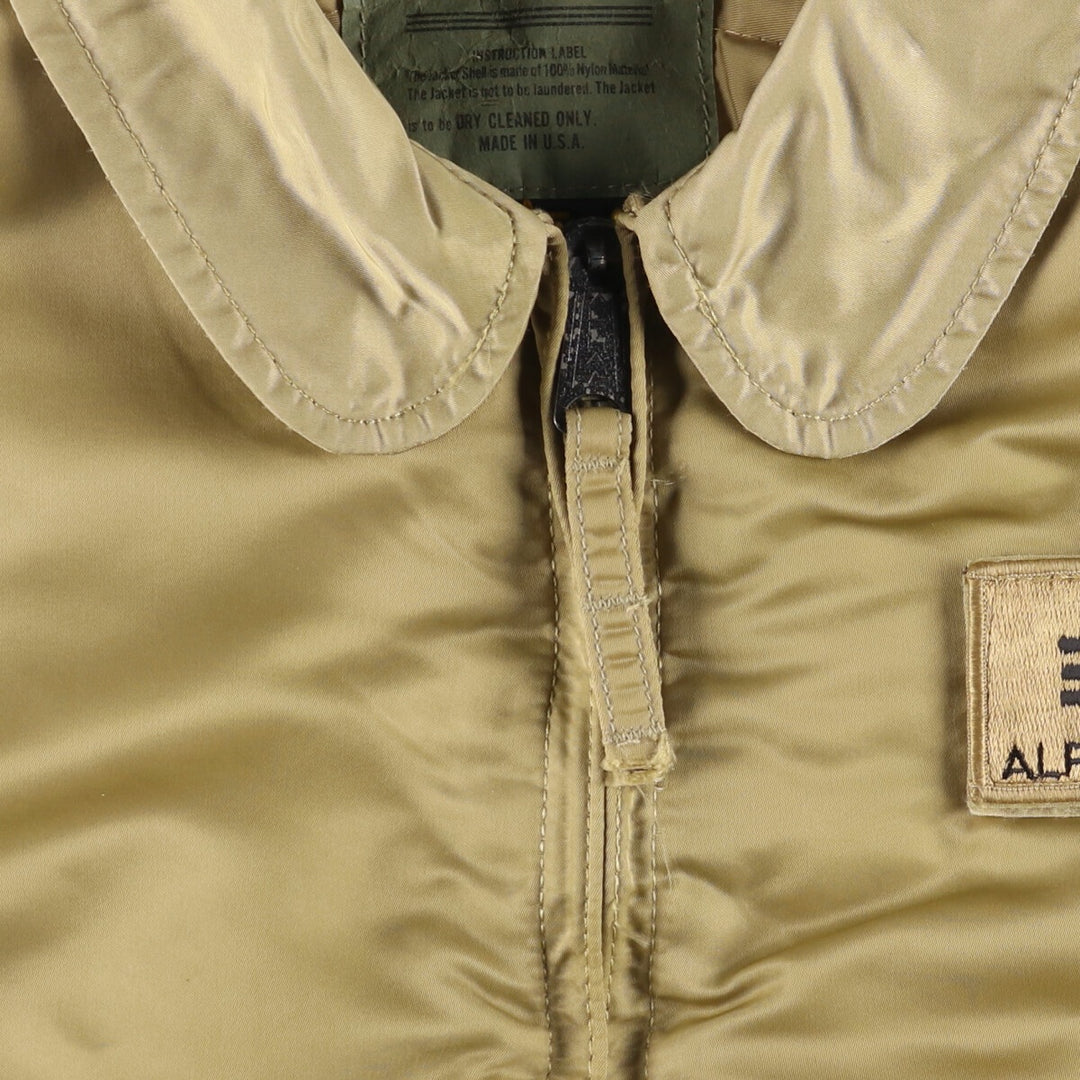 Civilian Alpha CWU-45 Nylon Gold type Vintage Second Hand