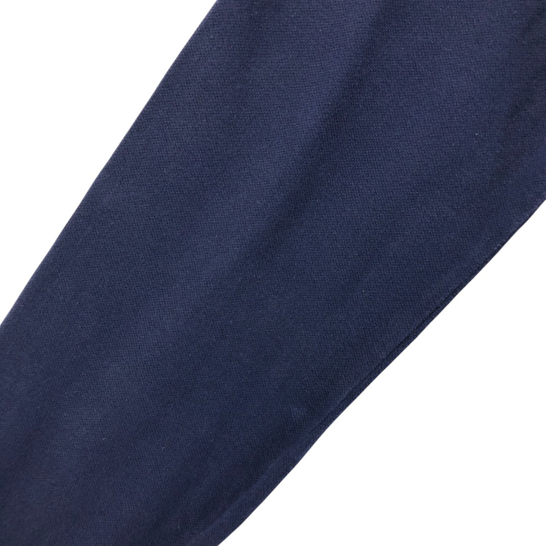 Ralph Lauren POLO RALPH LAUREN CUSTOM FIT long sleeve polo shirt, men's size XL cotton navy blue type Vintage Second Hand
