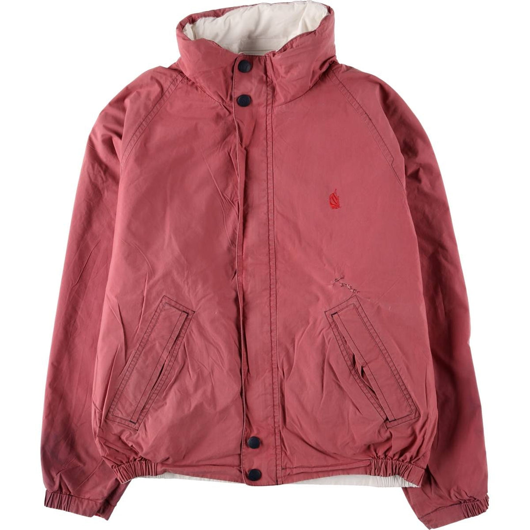 90'S Nautica reversible sailing jacket, men's size XL cotton white type Vintage Second Hand