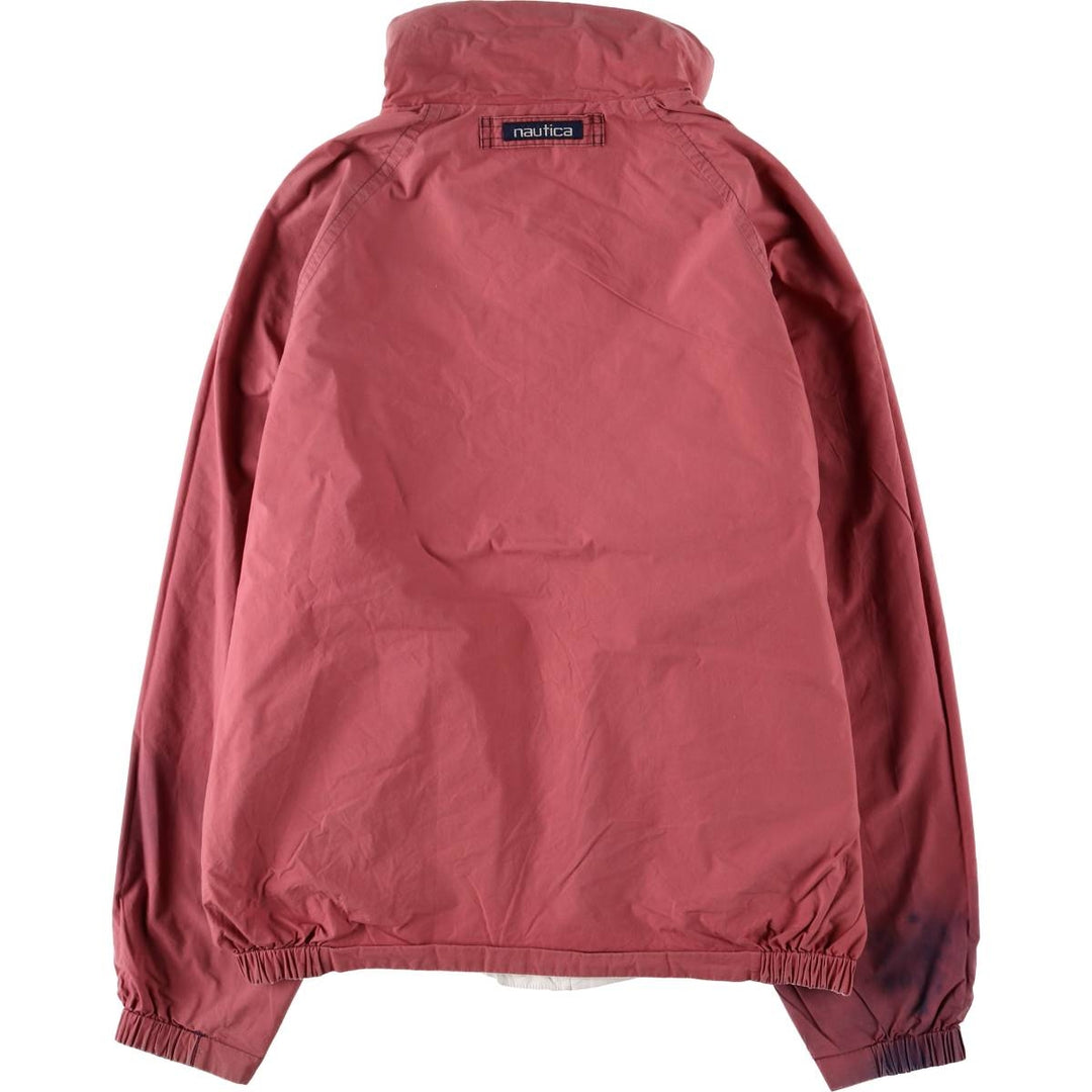 90'S Nautica reversible sailing jacket, men's size XL cotton white type Vintage Second Hand