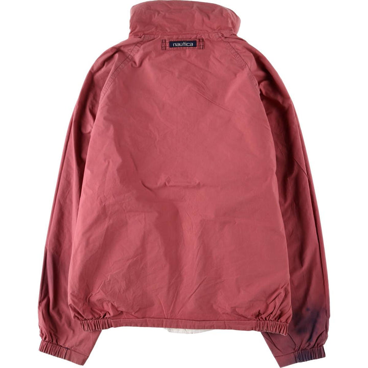 90'S Nautica reversible sailing jacket, men's size XL cotton white type Vintage Second Hand