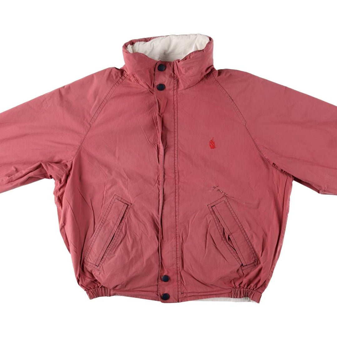 90'S Nautica reversible sailing jacket, men's size XL cotton white type Vintage Second Hand