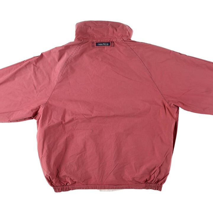 90'S Nautica reversible sailing jacket, men's size XL cotton white type Vintage Second Hand