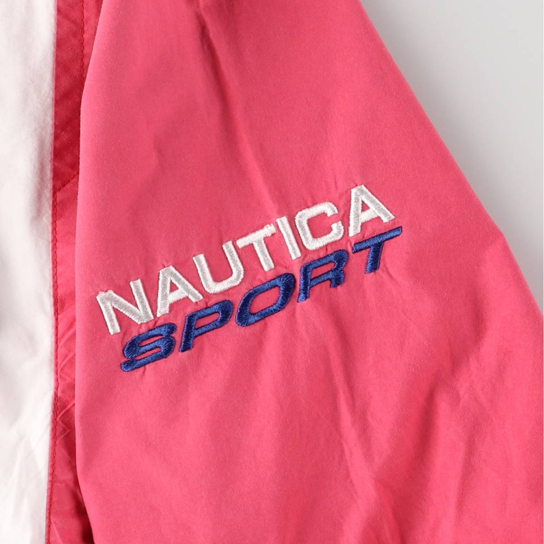90'S Nautica reversible sailing jacket, men's size XL cotton white type Vintage Second Hand