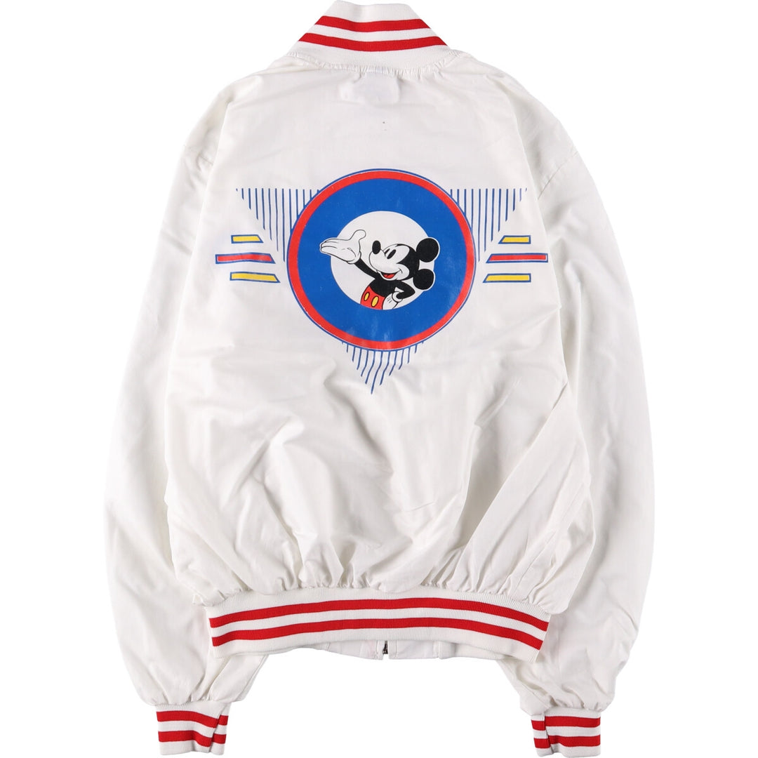 Vintage 1980'S Disney Mickey Mouse jacket, Made in USA, Men's Size L unclear white type Vintage Second Hand
