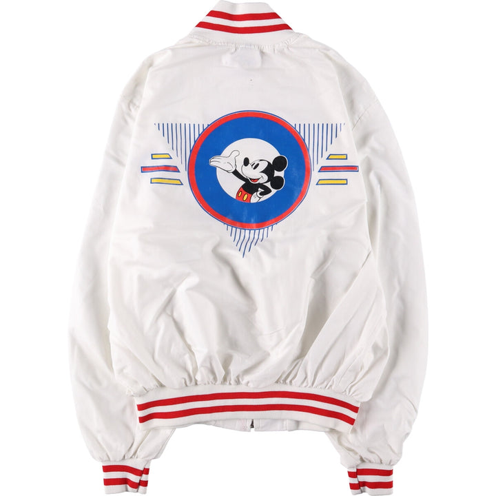 Vintage 1980'S Disney Mickey Mouse jacket, Made in USA, Men's Size L unclear white type Vintage Second Hand