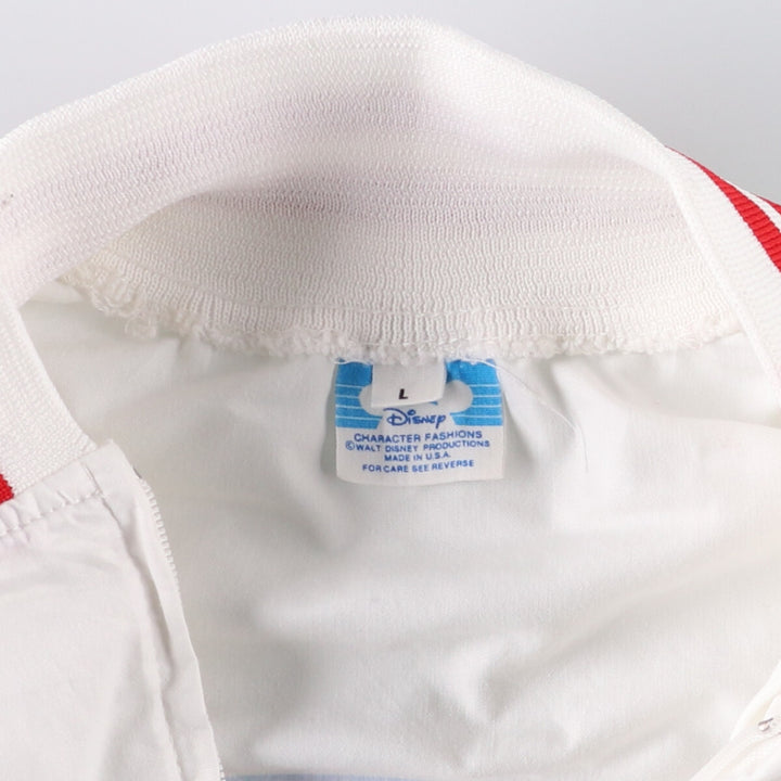 Vintage 1980'S Disney Mickey Mouse jacket, Made in USA, Men's Size L unclear white type Vintage Second Hand