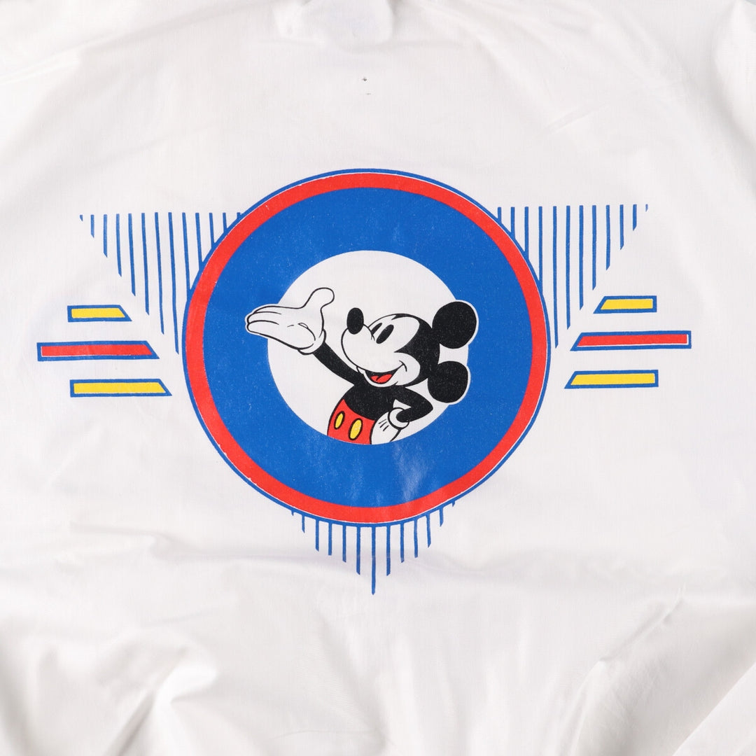 Vintage 1980'S Disney Mickey Mouse jacket, Made in USA, Men's Size L unclear white type Vintage Second Hand