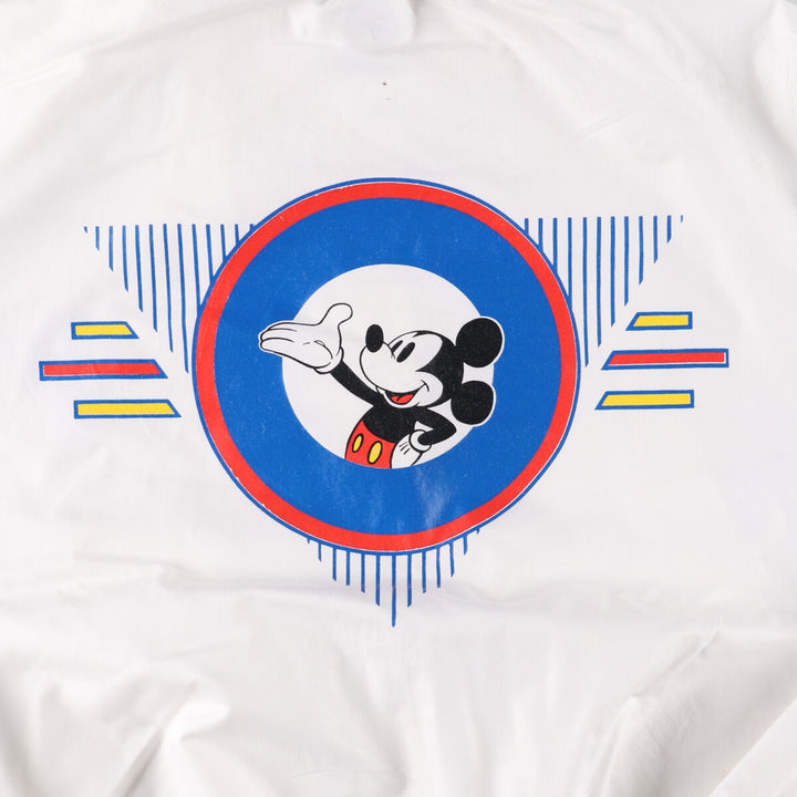 Vintage 1980'S Disney Mickey Mouse jacket, Made in USA, Men's Size L unclear white type Vintage Second Hand
