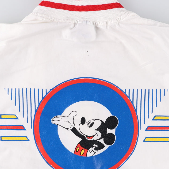 Vintage 1980'S Disney Mickey Mouse jacket, Made in USA, Men's Size L unclear white type Vintage Second Hand