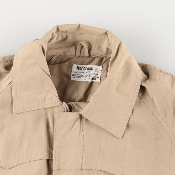 Harbrook windbreaker, men's size L polyester Beige type Vintage Second Hand