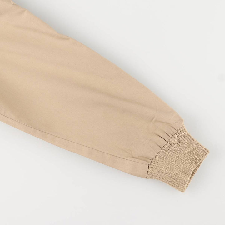 Harbrook windbreaker, men's size L polyester Beige type Vintage Second Hand