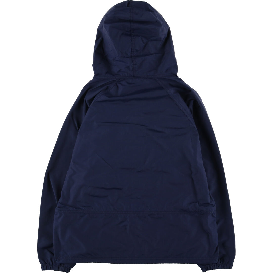 Vintage LLBean Anorak Parka from the 1970'S to 1980s, Made in USA, Women's Size Small Nylon navy blue type Vintage Second Hand
