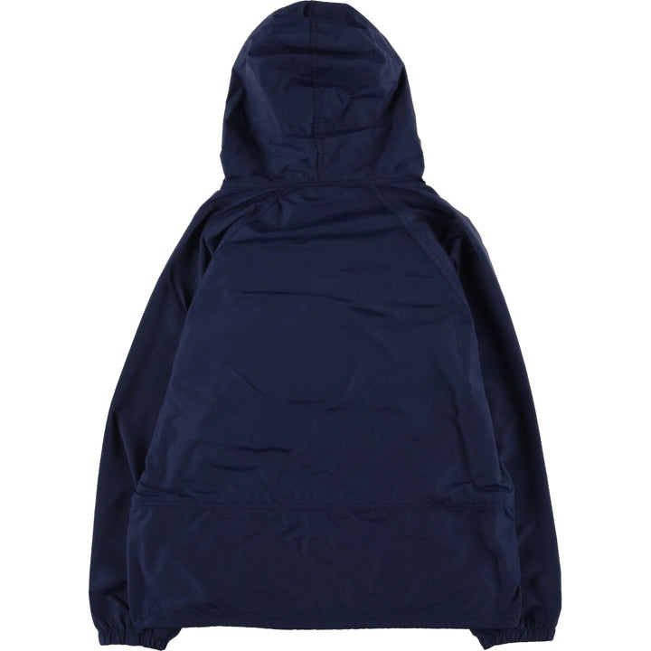Vintage LLBean Anorak Parka from the 1970'S to 1980s, Made in USA, Women's Size Small Nylon navy blue type Vintage Second Hand