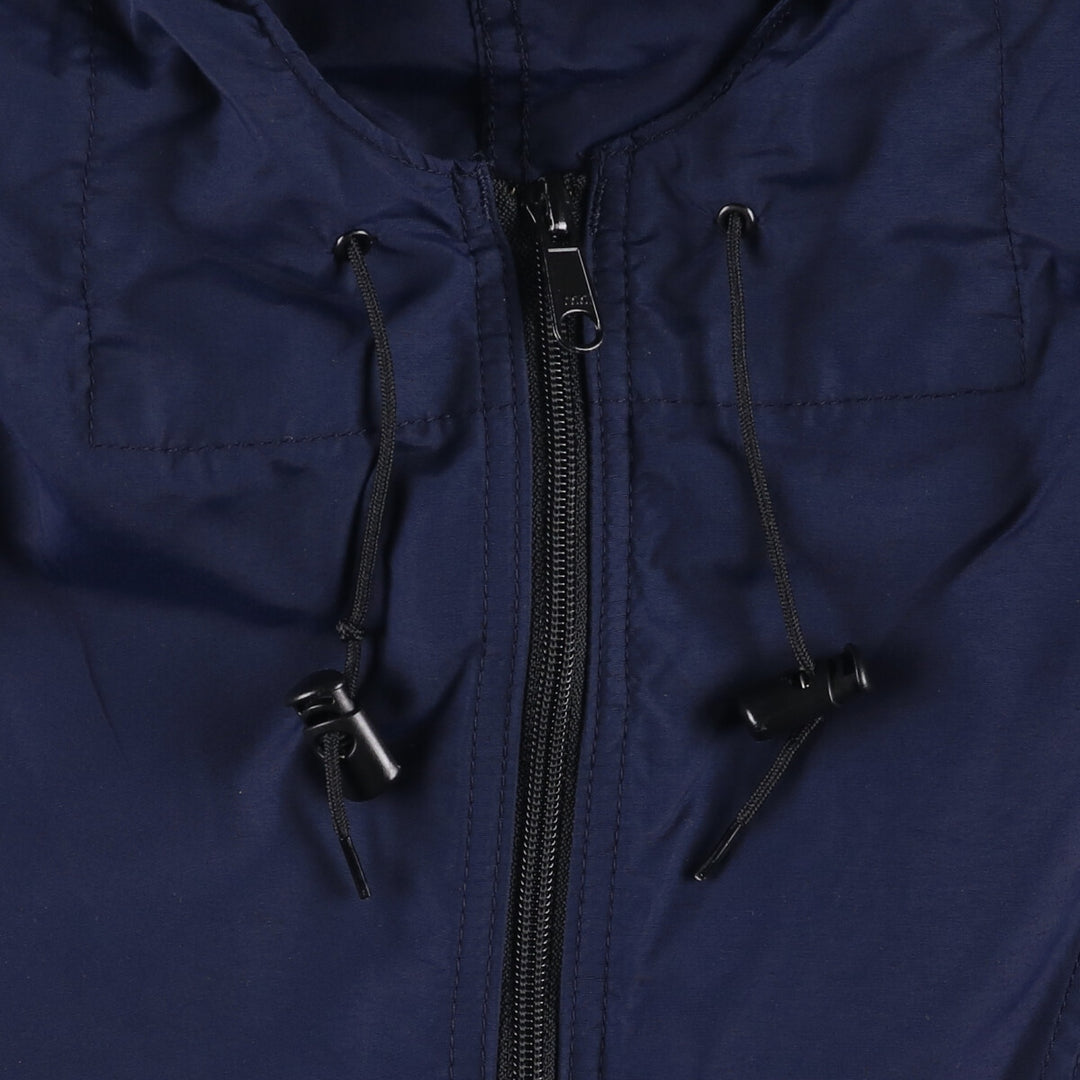 Vintage LLBean Anorak Parka from the 1970'S to 1980s, Made in USA, Women's Size Small Nylon navy blue type Vintage Second Hand