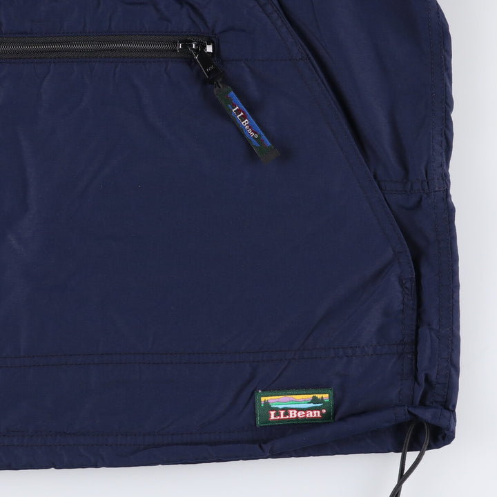 Vintage LLBean Anorak Parka from the 1970'S to 1980s, Made in USA, Women's Size Small Nylon navy blue type Vintage Second Hand