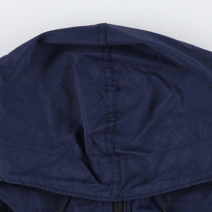 Vintage LLBean Anorak Parka from the 1970'S to 1980s, Made in USA, Women's Size Small Nylon navy blue type Vintage Second Hand