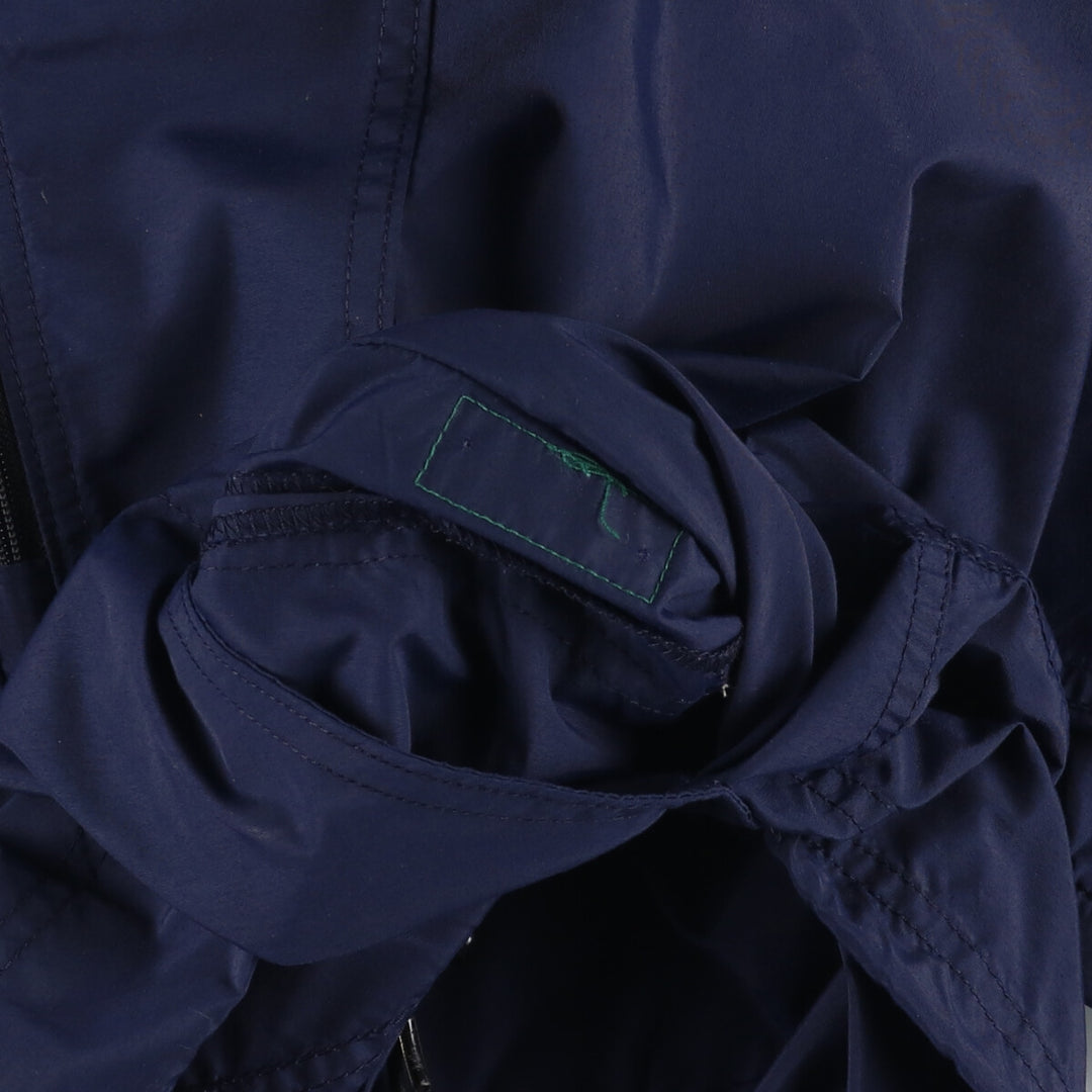 Vintage LLBean Anorak Parka from the 1970'S to 1980s, Made in USA, Women's Size Small Nylon navy blue type Vintage Second Hand