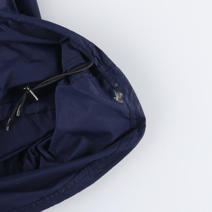 Vintage LLBean Anorak Parka from the 1970'S to 1980s, Made in USA, Women's Size Small Nylon navy blue type Vintage Second Hand