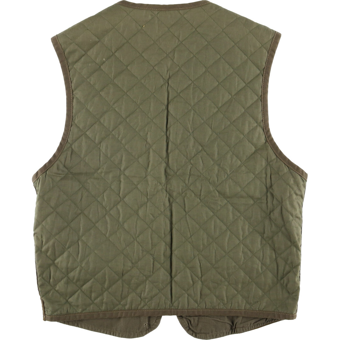90'S GAP Old Gap Switch Leather Vest, Men's Size Small genuine leather brown type Vintage Second Hand