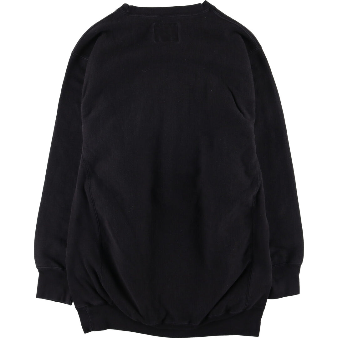 Vintage 90'S Steve and Barry's college sweatshirt, size XL, men's cotton black type Vintage Second Hand
