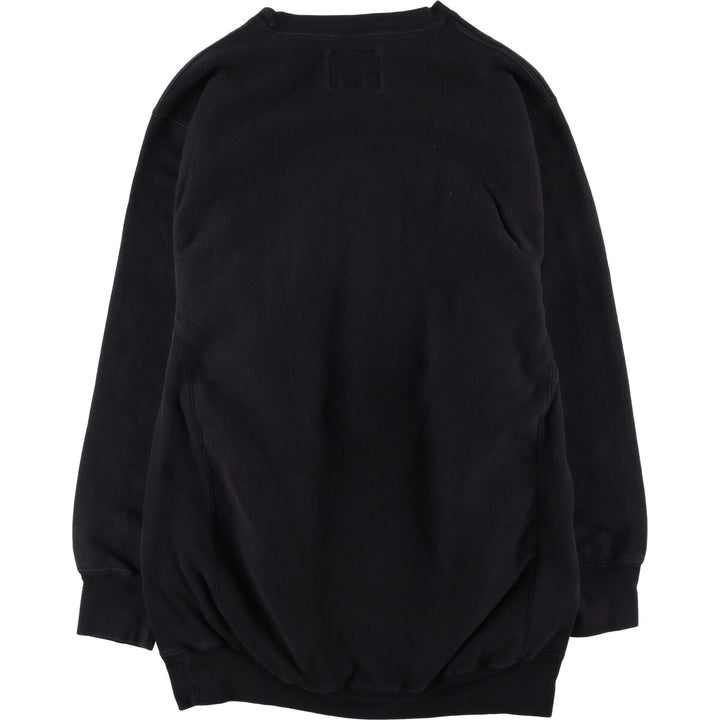 Vintage 90'S Steve and Barry's college sweatshirt, size XL, men's cotton black type Vintage Second Hand