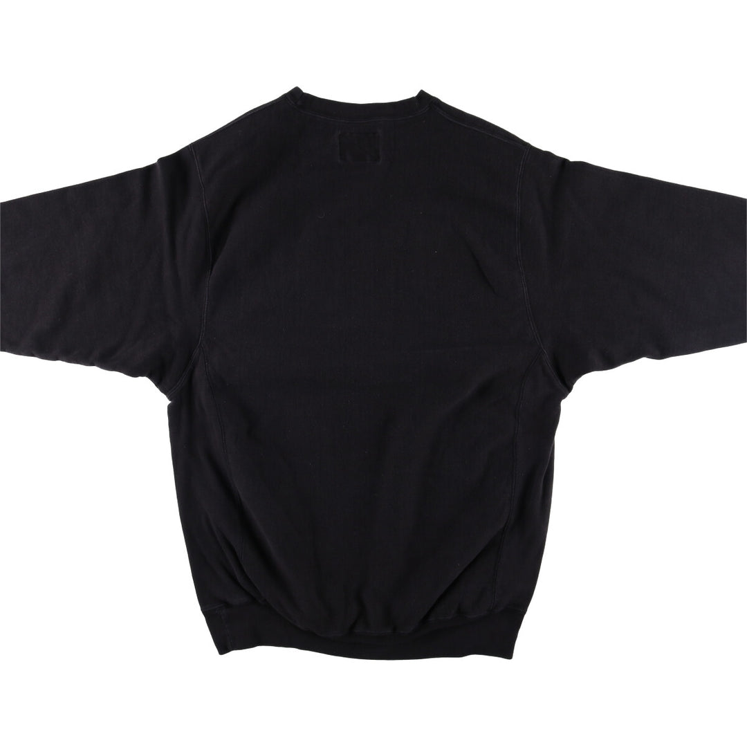 Vintage 90'S Steve and Barry's college sweatshirt, size XL, men's cotton black type Vintage Second Hand