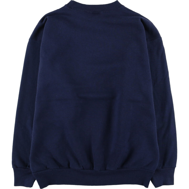 Vintage 90'S BIKE college sweatshirt, made in the USA, size L, men's cotton navy blue type Vintage Second Hand