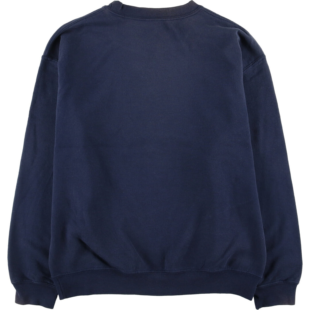 STITCHES MLB NEW YORK YANKEES Printed Sweatshirt, Men's Size M cotton navy blue type Vintage Second Hand