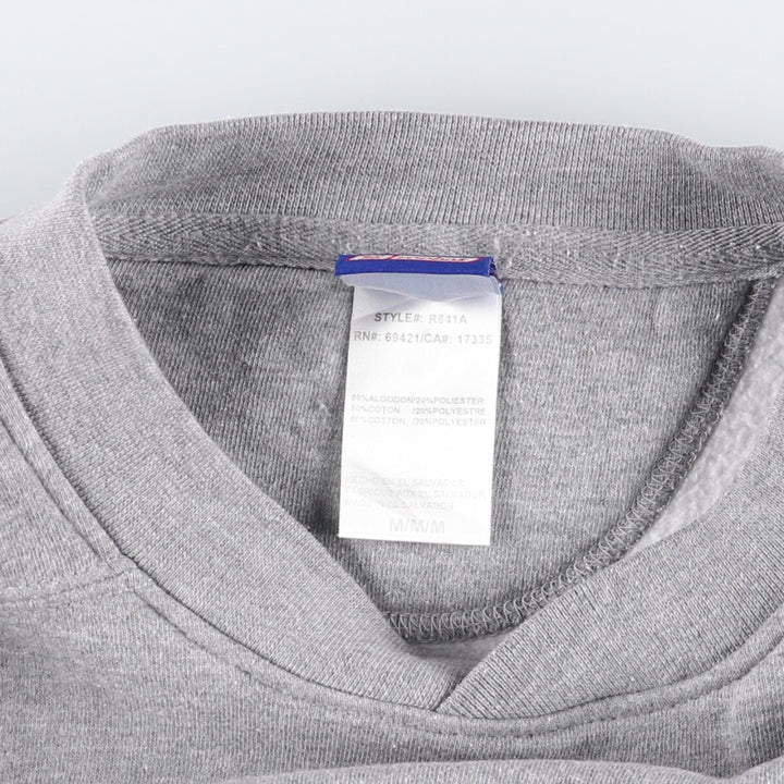 2000'S Reebok NFL PITTSBURGH STEELERS Sweatshirt, Men's Size Medium cotton gray type Vintage Second Hand