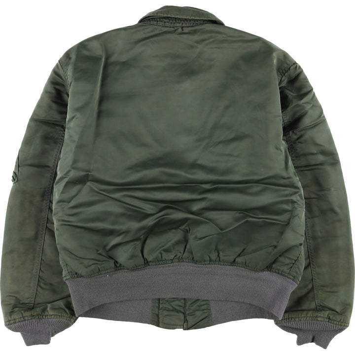 Civilian Alpha CWU-45 Nylon Khaki type Vintage Second Hand