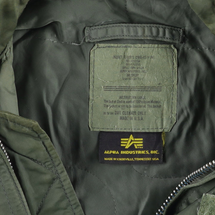 Civilian Alpha CWU-45 Nylon Khaki type Vintage Second Hand