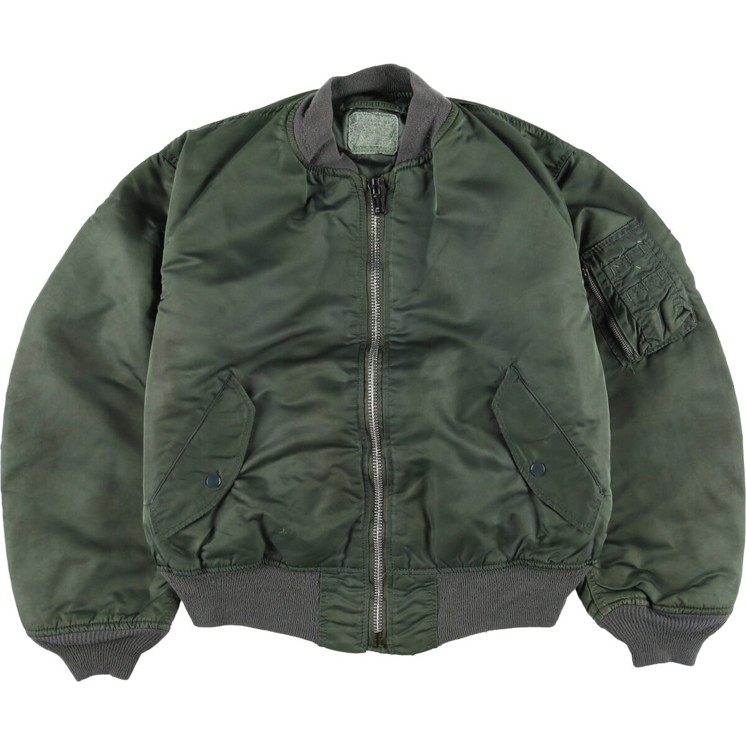 Vintage US military MA-1 style padded military flight jacket, men's size XL unclear Khaki type Vintage Second Hand