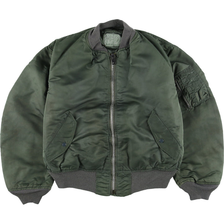 Vintage US military MA-1 style padded military flight jacket, men's size XL unclear Khaki type Vintage Second Hand