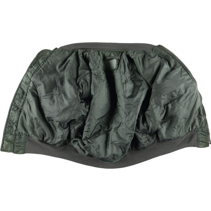 Vintage US military MA-1 style padded military flight jacket, men's size XL unclear Khaki type Vintage Second Hand