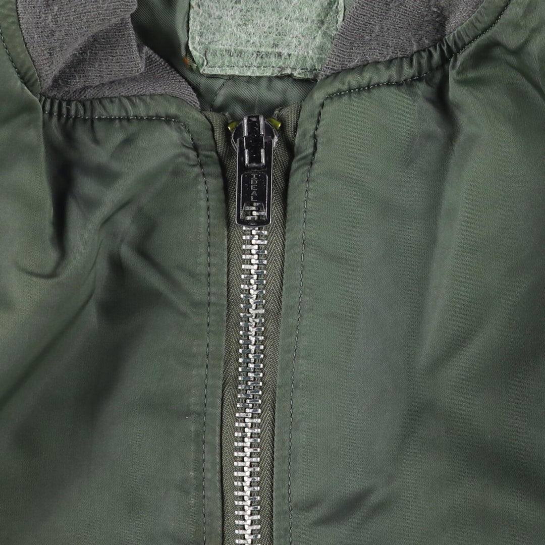 Vintage US military MA-1 style padded military flight jacket, men's size XL unclear Khaki type Vintage Second Hand