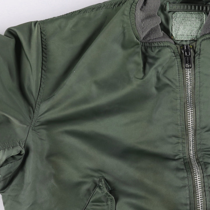 Vintage US military MA-1 style padded military flight jacket, men's size XL unclear Khaki type Vintage Second Hand