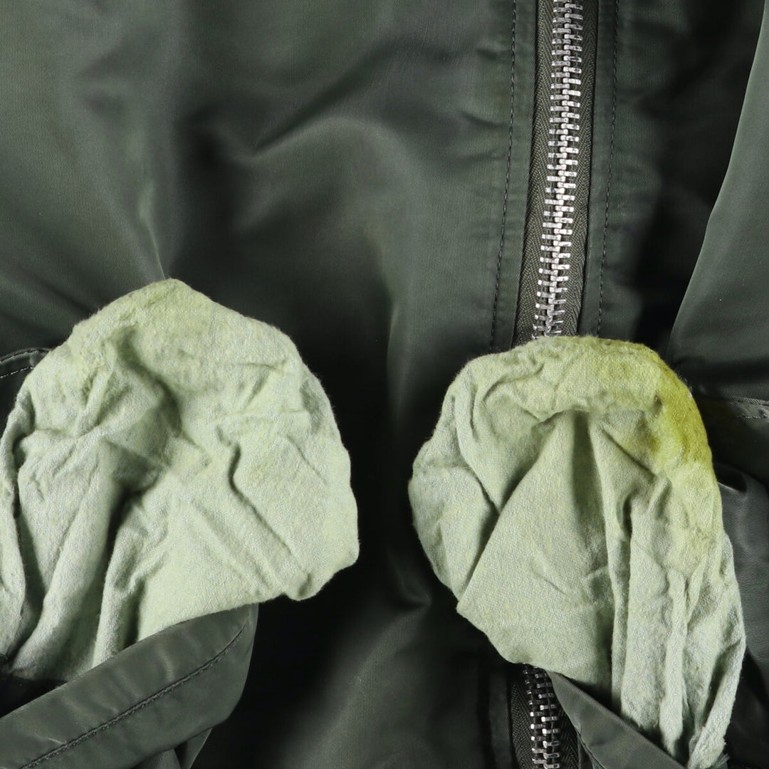 Vintage US military MA-1 style padded military flight jacket, men's size XL unclear Khaki type Vintage Second Hand