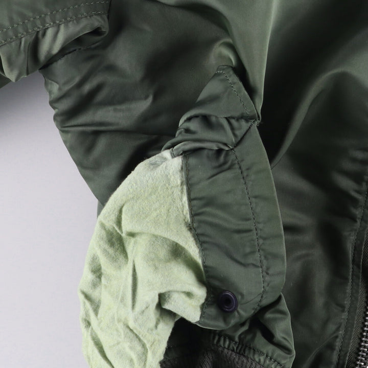 Vintage US military MA-1 style padded military flight jacket, men's size XL unclear Khaki type Vintage Second Hand