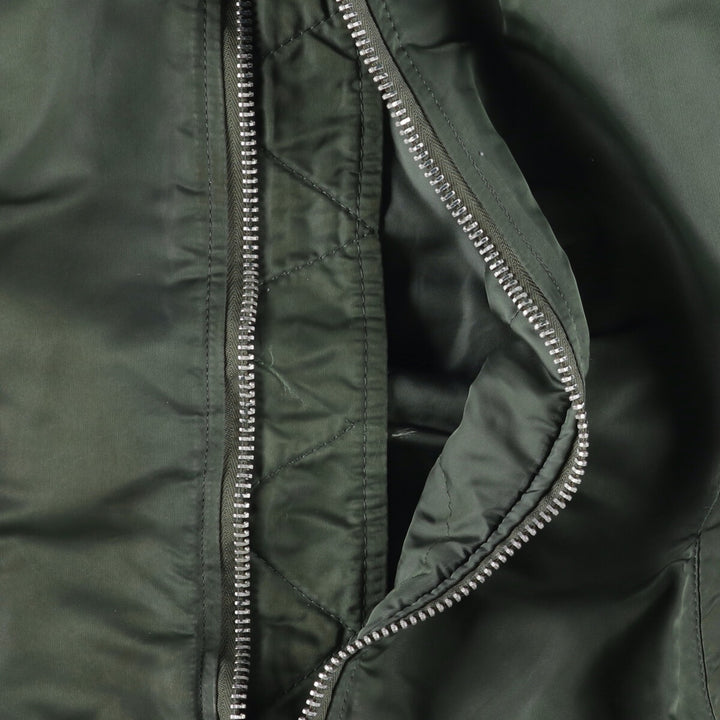 Vintage US military MA-1 style padded military flight jacket, men's size XL unclear Khaki type Vintage Second Hand