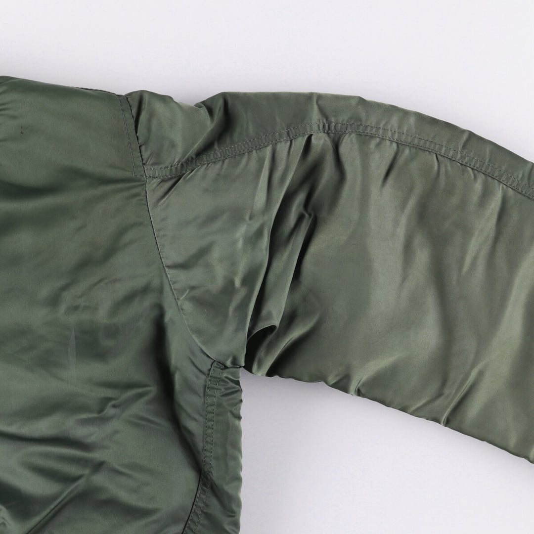 Vintage US military MA-1 style padded military flight jacket, men's size XL unclear Khaki type Vintage Second Hand
