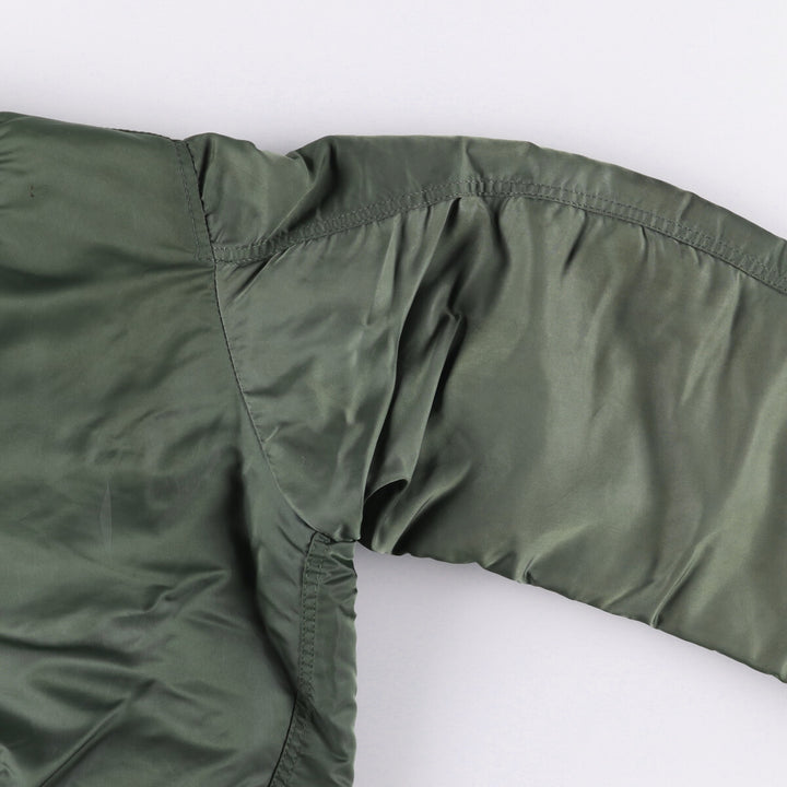 Vintage US military MA-1 style padded military flight jacket, men's size XL unclear Khaki type Vintage Second Hand
