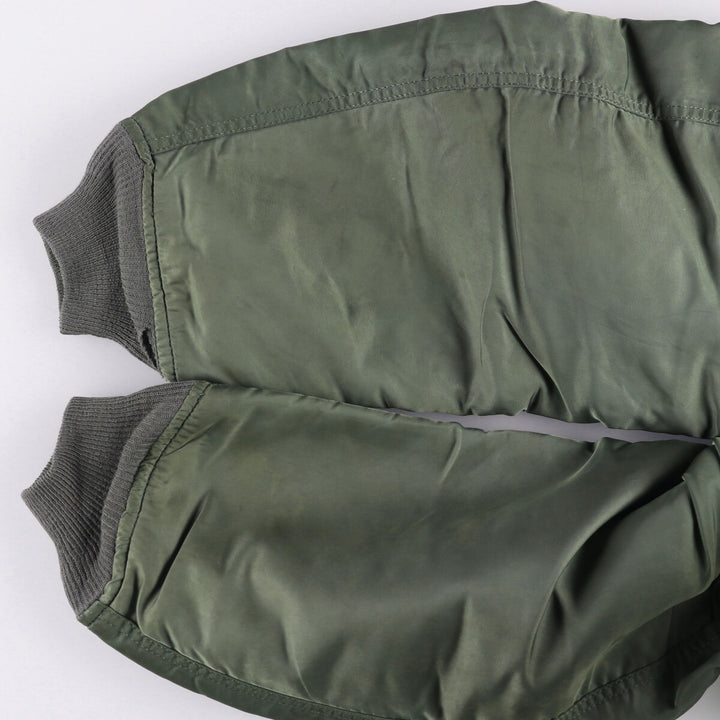 Vintage US military MA-1 style padded military flight jacket, men's size XL unclear Khaki type Vintage Second Hand