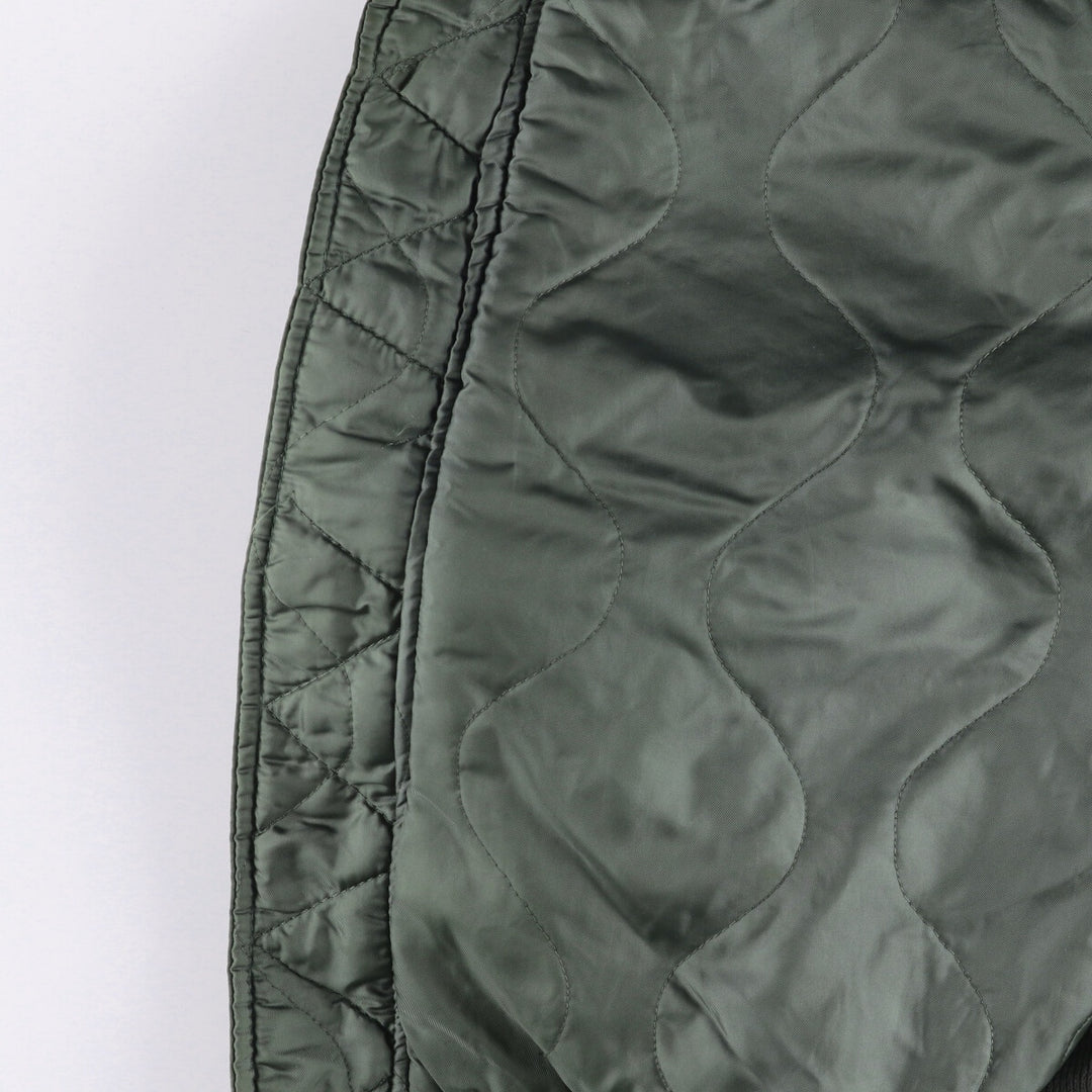 Vintage US military MA-1 style padded military flight jacket, men's size XL unclear Khaki type Vintage Second Hand